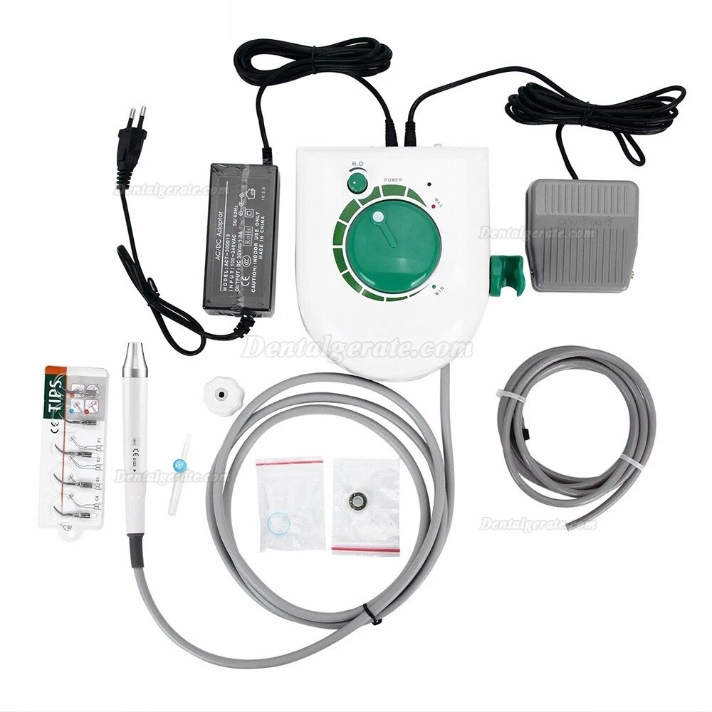 Vrn K08AL Dental-Ultraschallscaler mit abnehmbarem LED-Handst&uuml;ck und G1-, G2-, G4- und P1-Aufs&auml;tzen